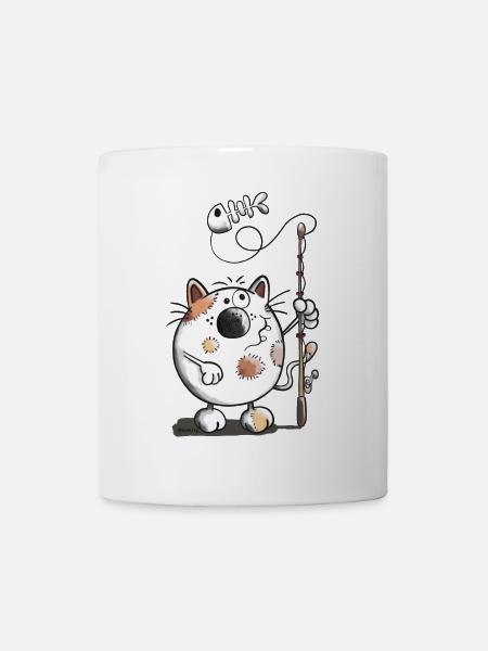 Fishing Cat - Mug - white