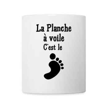 Planche à voile / Véliplanchiste / Windsurf / - Mug blanc - blanc - Devant