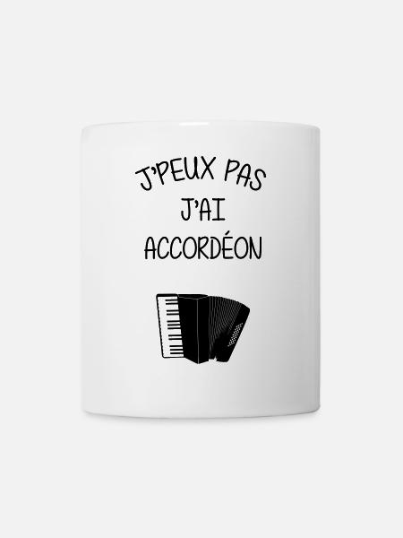 Accordéon / Accordéoniste / Musique / Musicien - Mug blanc - blanc