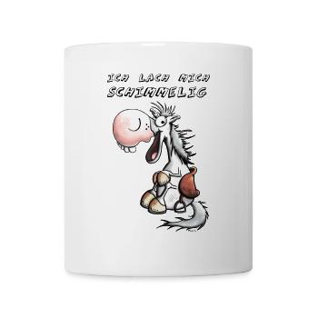 Ich lach mich Schimmelig - Tasse - Weiß - Vorne