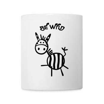 Be Wild Zèbre - Mug blanc - blanc - Devant