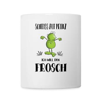 Scheiss auf Prinz - Tasse - Weiß - Vorne