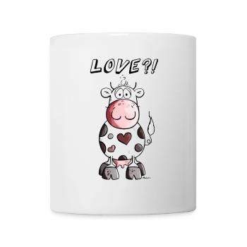 Love Kuh - Tasse - Weiß - Vorne