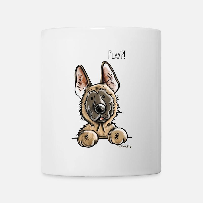 Malinois Play - Chien - Chiens - Mug blanc - blanc