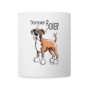 Deutscher Boxer - Tasse - Weiß - Vorne