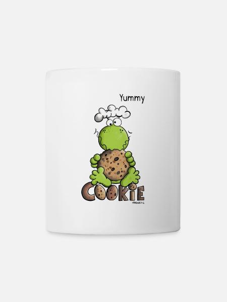 Frosch liebt Cookie - Tasse - Weiß
