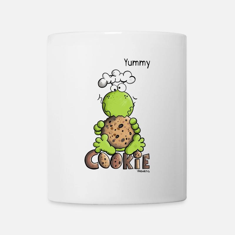 Frosch liebt Cookie - Tasse - Weiß