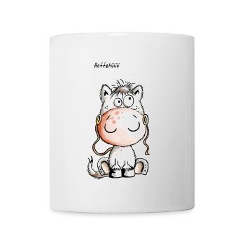 Knuffiges Hottehüüü Pferdchen - Pferd - Comic - Tasse - Weiß - Vorne