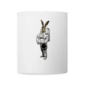Hase Astronaut - Tasse - Weiß - Vorne