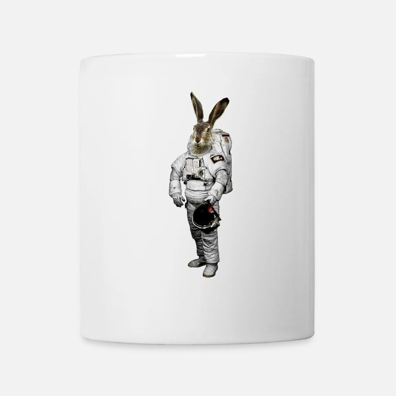 Hase Astronaut - Tasse - Weiß