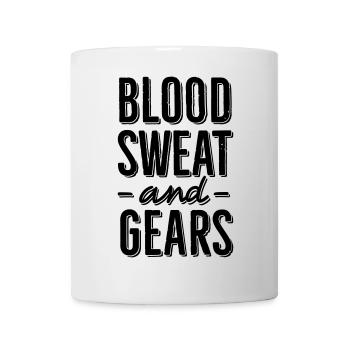 Blood, Sweat and Gears 1 clr - Mug blanc - blanc - Devant