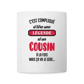 Cousin - Cousine - Famille - Naissance - Bébé - Mug - white - Front