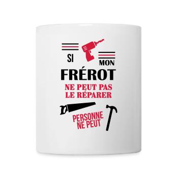 Bruder Brother Baby Geburtstag Geburt Familie - Tasse - Weiß - Vorne