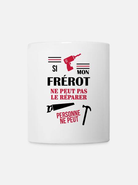 Frère Frangin Frere Naissance Bébé Frérot - Mug blanc - blanc