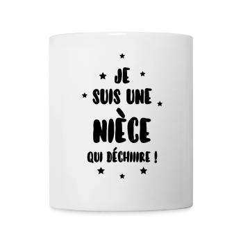Nièce / Neveu / Oncle / Tante - Mug blanc - blanc - Devant