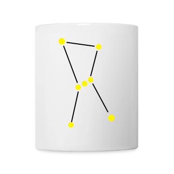 Star constellation Orion - Mug blanc - blanc - Devant