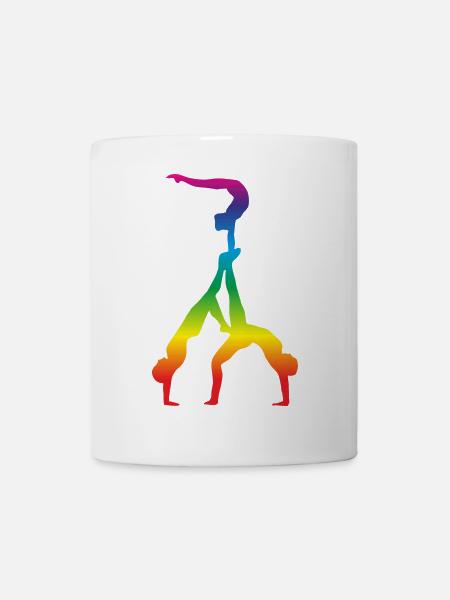 Acrobatics, Gymnastics - Mug - white