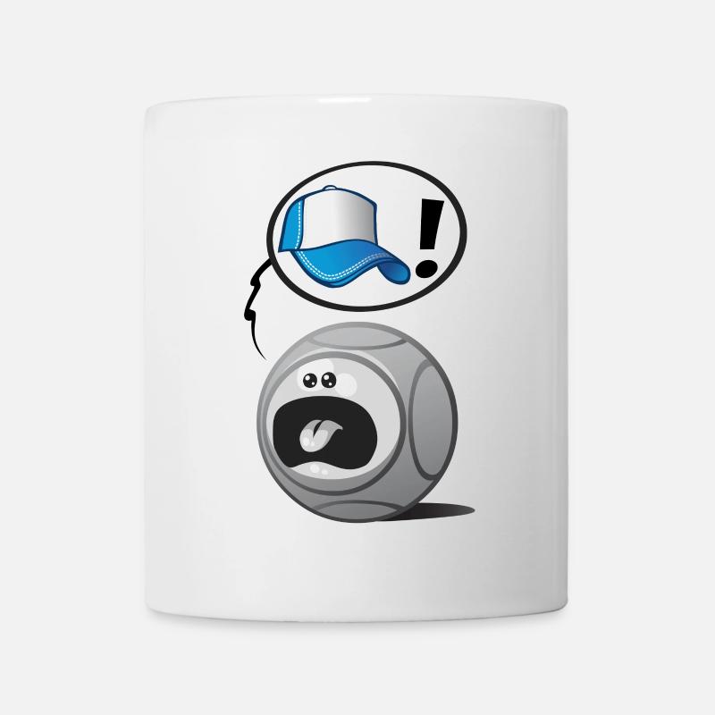 Casquette pétanque v2 - Mug blanc - blanc