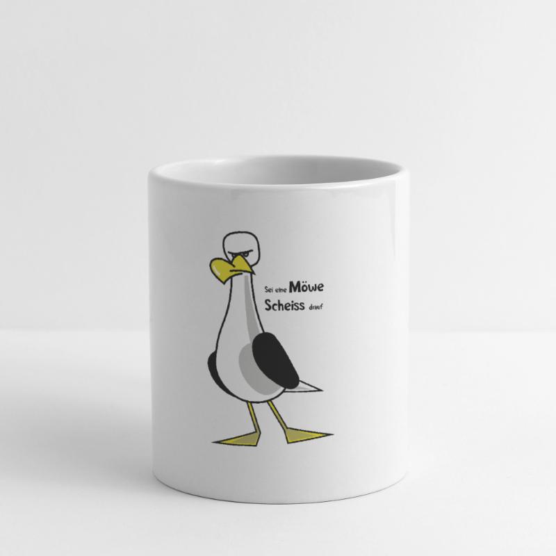 Sei eine Möwe ... Tasse