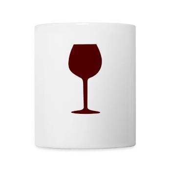 Weinglas, Wein - Tasse - Weiß - Vorne