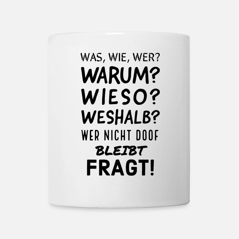 Abstrakter Farbverlauf mit geometrischen Formen - Tasse - Weiß
