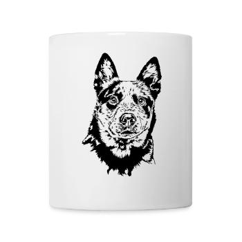 Chien de berger australien chien de berger chien chiens wilsigns - Mug blanc - blanc - Devant