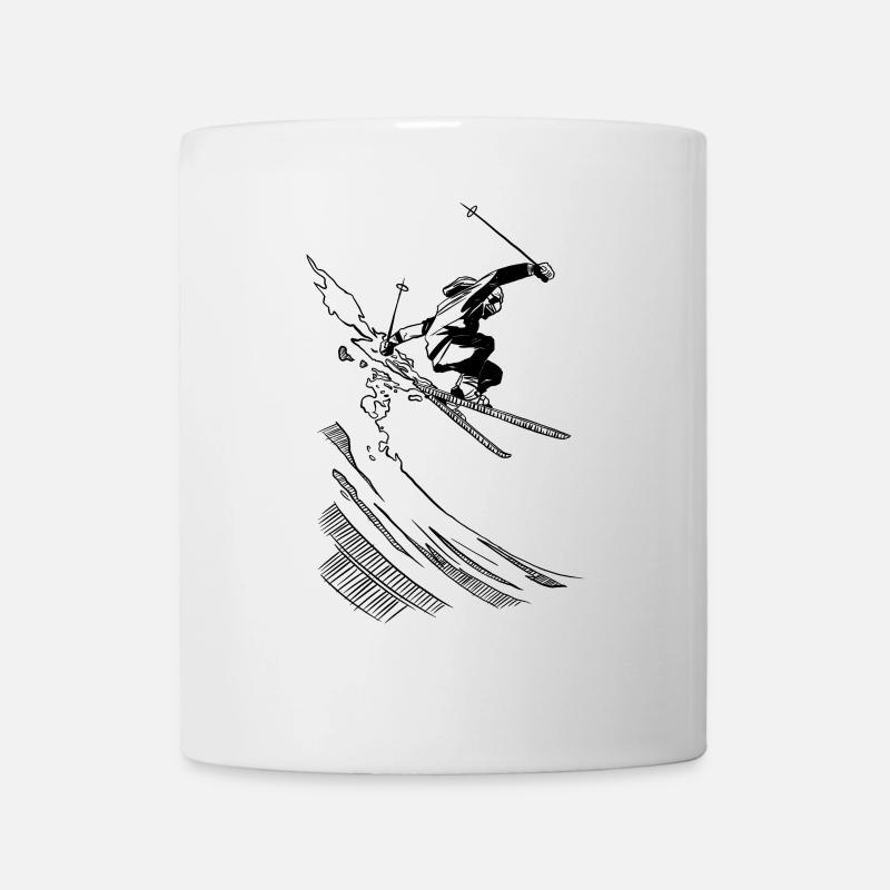 ski - Mug blanc - blanc