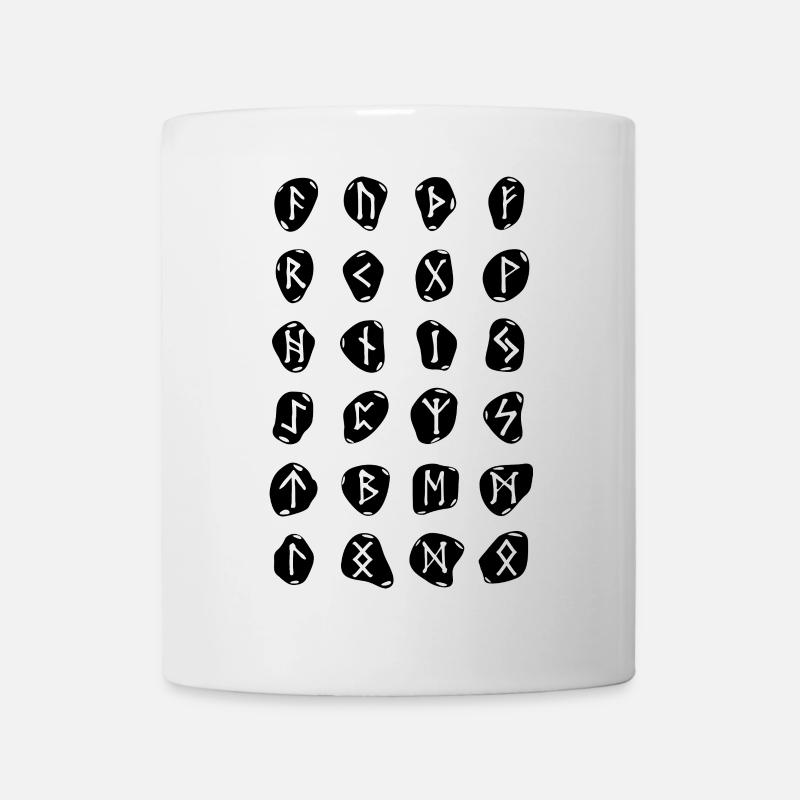 Runes viking symbol - Mug - white