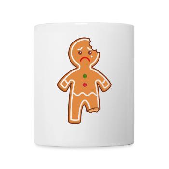Homme en pain d’épice Homme Gingerbread Mi Mi Mi - Mug blanc - blanc - Devant
