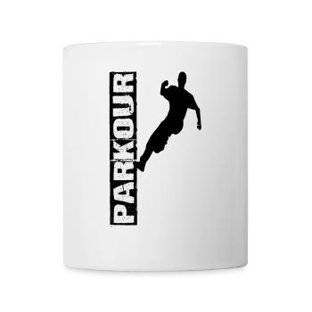 Parkour - Tasse - Weiß - Vorne