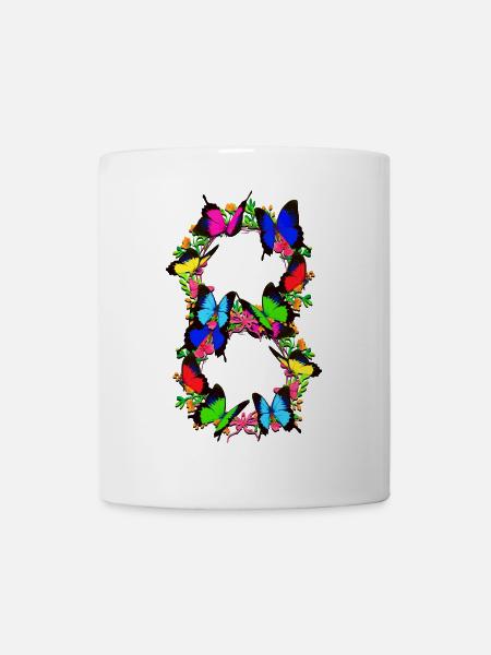 8. Geburtstag - 8 Jahre alt - Kinder - Geschenk - Tasse - Weiß