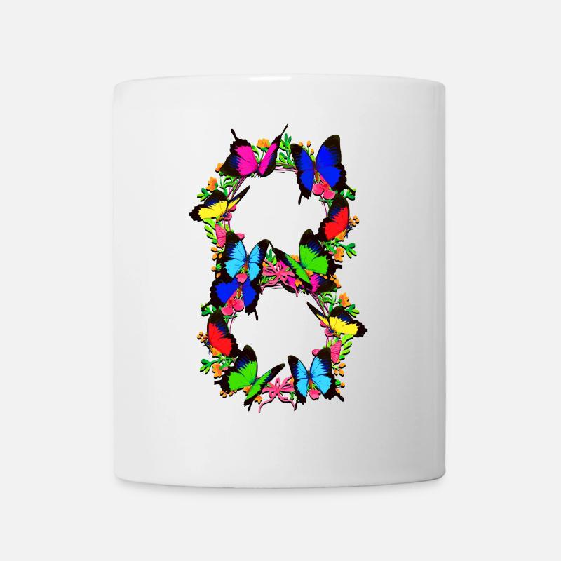 8. Geburtstag - 8 Jahre alt - Kinder - Geschenk - Tasse - Weiß