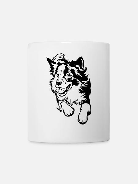 Border Collie - Tasse - Weiß