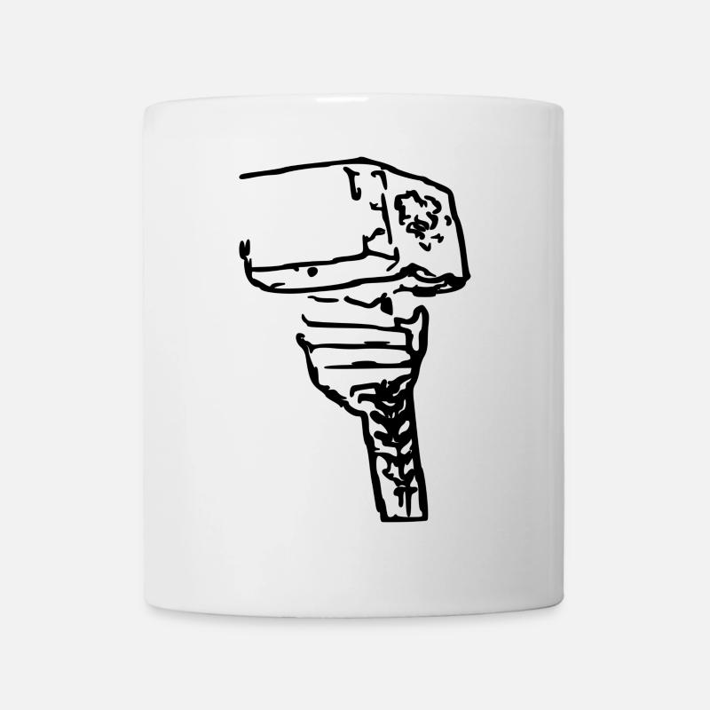 Thors Hammer - Tasse - Weiß
