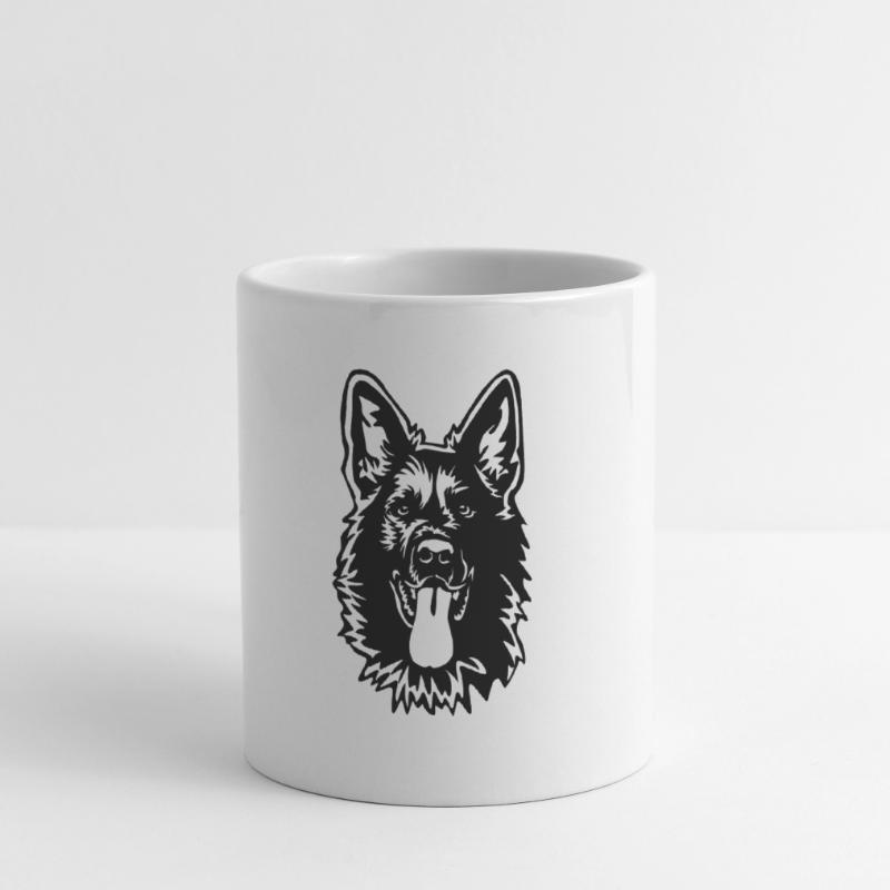 German Shepherd Head Mug