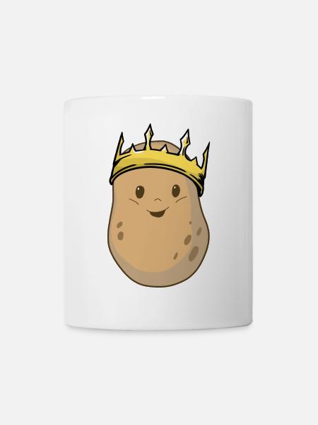 Kartoffel König Knolle Gemüse Kartoffeln köstlich - Tasse - Weiß