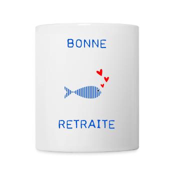 RETRAITE. BONNE RETRAITE. JOYEUSE RETRAITE - Mug blanc - blanc - Devant