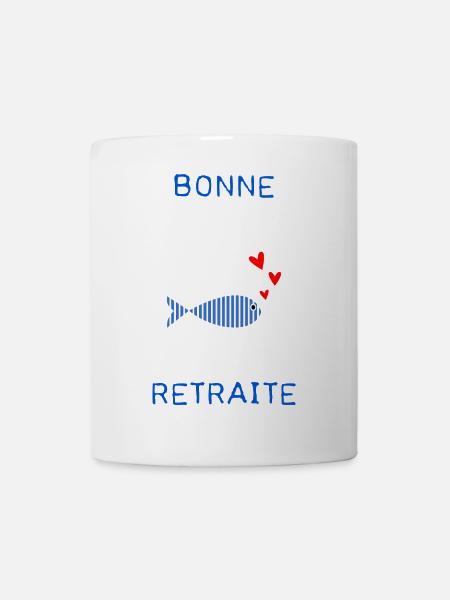 RETRAITE. BONNE RETRAITE. JOYEUSE RETRAITE - Mug blanc - blanc