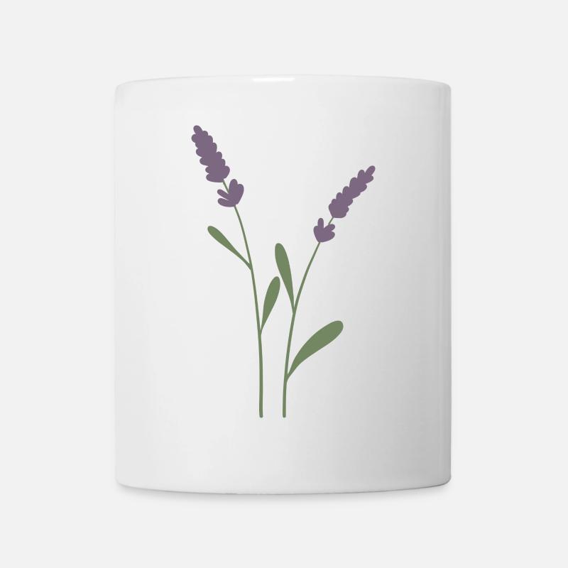 Lavande - Mug blanc - blanc