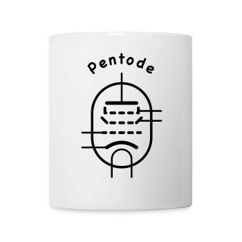 Symbole de tube à vide Pentode - Mug blanc - blanc - Devant
