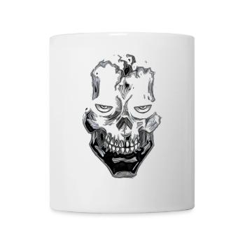 Skull Shine Gothic Skull - Mug - white - Front