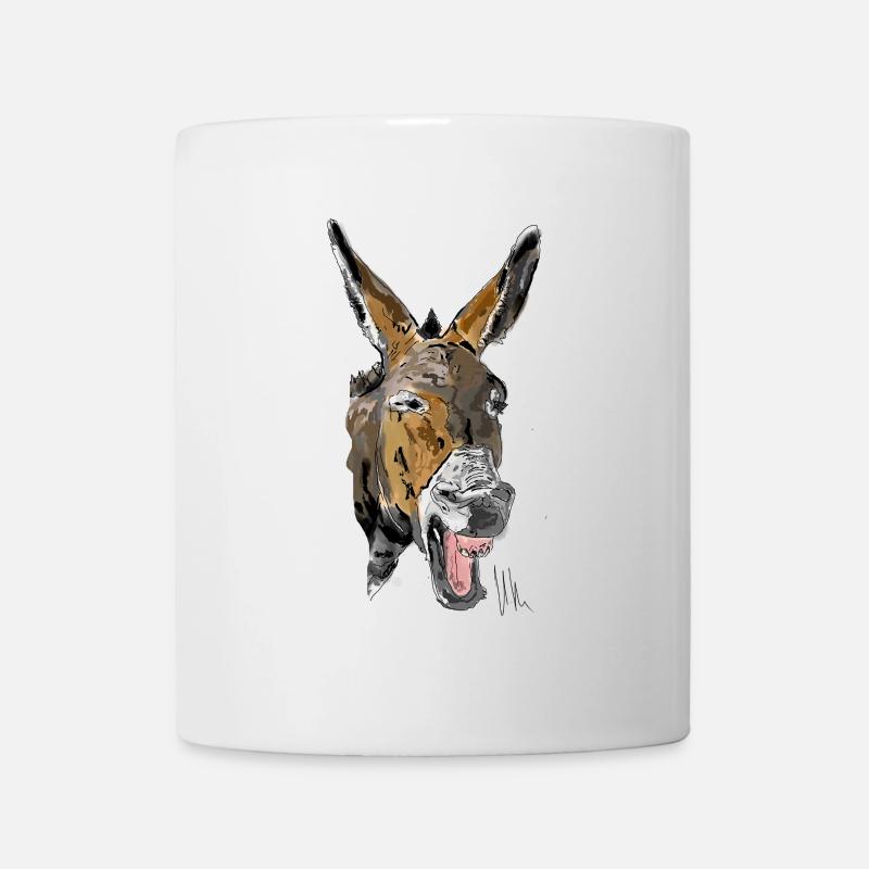 Esel - Tasse - Weiß