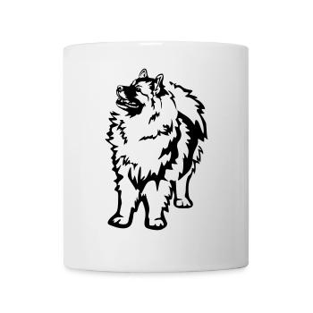 Keeshond - Mug blanc - blanc - Devant