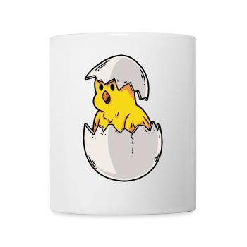 Ferme Poulailler Poussin de Pâques Nid d’œufs de Pâques - Mug blanc - blanc - Devant