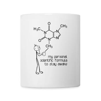 LA SCIENCE POUR RESTER ÉVEILLÉ - Mug blanc - blanc - Devant