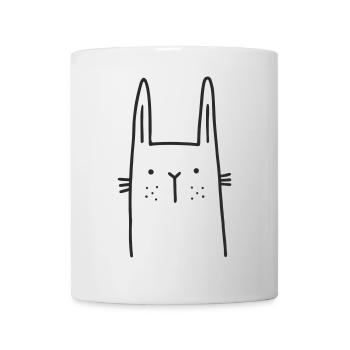 niedlicher Hase Ostern - Tasse - Weiß - Vorne