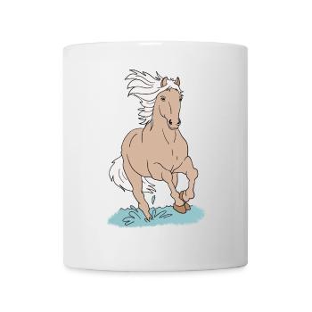 Pferd Pferde - Tasse - Weiß - Vorne