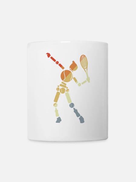 Tennis Junge - Tasse - Weiß
