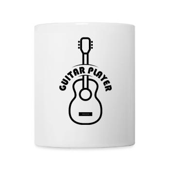 guitar player logo icon icon music musician - Mug - white - Front