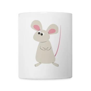 Cleveres Mäuschen - Tasse - Weiß - Vorne